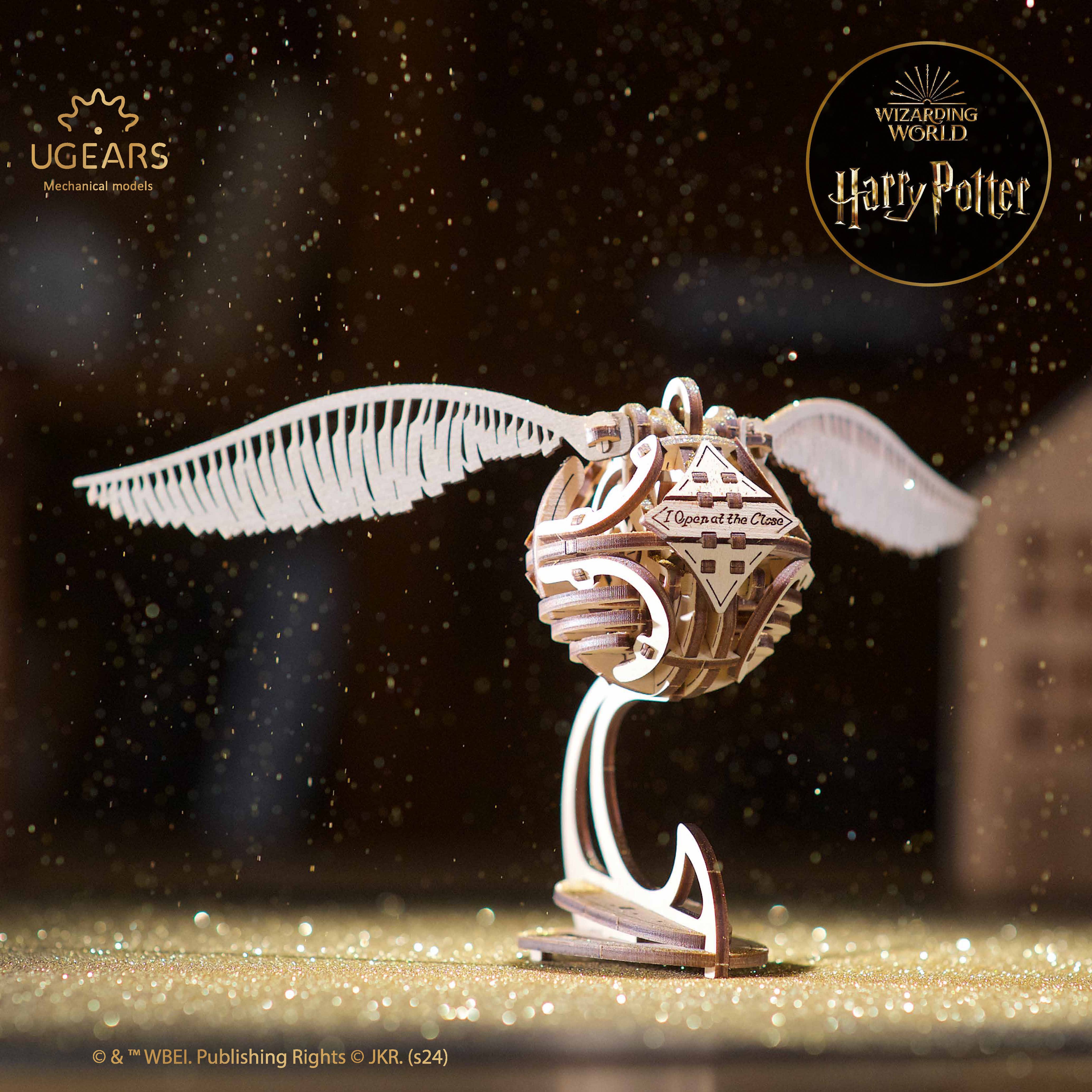 Ukidz LLC - Wholesale DIY Craft Kit - UGears Harry Potter™ Golden Snitch™ -Wooden 3D Puzzles - DIY0