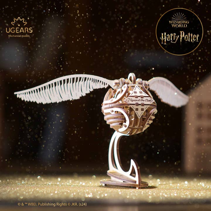 Ukidz LLC - Wholesale DIY Craft Kit - UGears Harry Potter™ Golden Snitch™ -Wooden 3D Puzzles - DIY