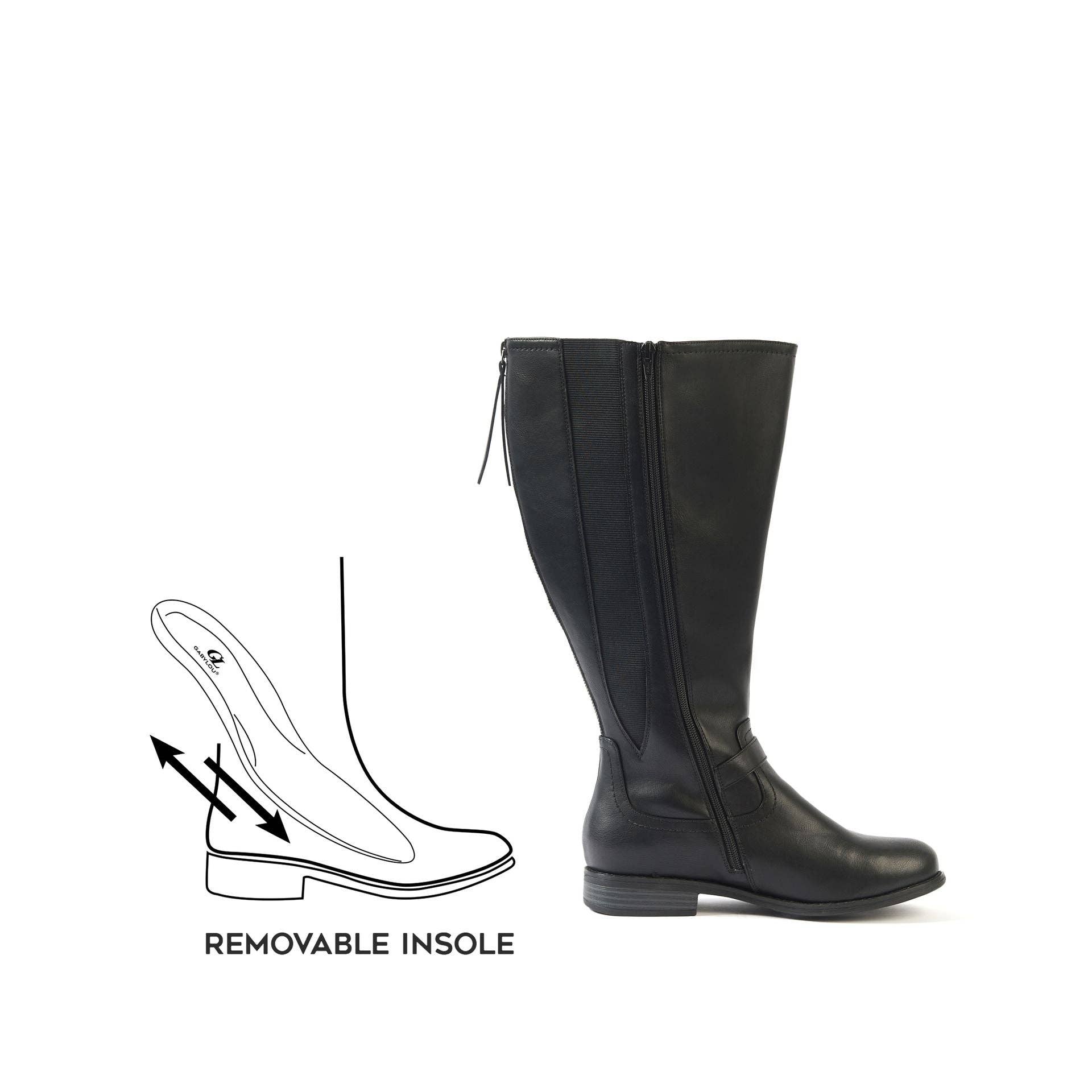 Gabylou - Vente Bottes – femme - Bottes 4XL pour mollets larges - Modele Kate4