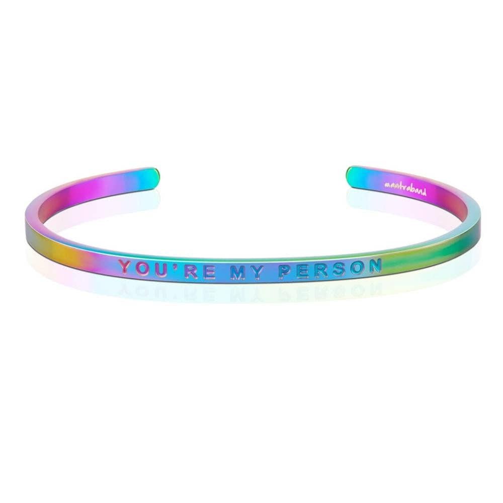 MantraBand - Wholesale Cuff Bracelet - You're My Person - inspirational mantraband® cuff bracelet3