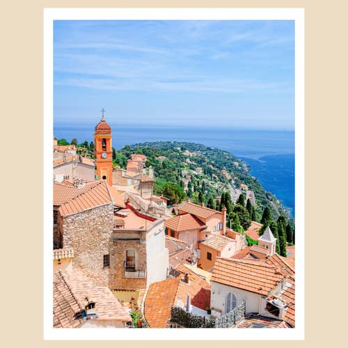 Tirage d'art de la Côte d'Azur (11x14) : Le long de la Méditerranée pour la vente par Charlotte to Paris
