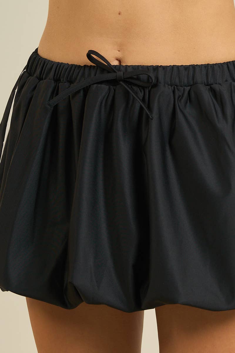 ANWND - Wholesale Shorts - Women's - 6643 Bubble Hem Drawstring Shorts8