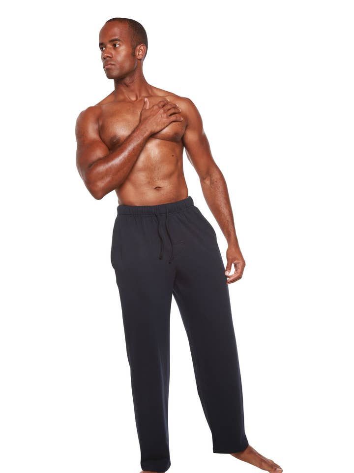 Spun Bamboo – Calças de treino/corrida casuais – Homem por atacado – Calça lounge masculina de lã de viscose de bambu7