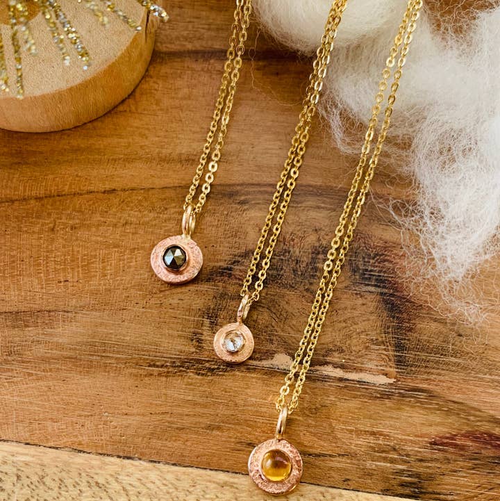 Notions of Lovely - Wholesale Pendant/Charm Necklace - Little Gemmy Bit Necklace - 14k Gold Fill1