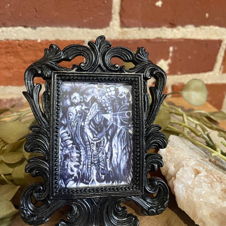 Signum Somnia - Vente Affiche d'art - Mini œuvres encadrées style gothique, art insolite, décor effrayant10