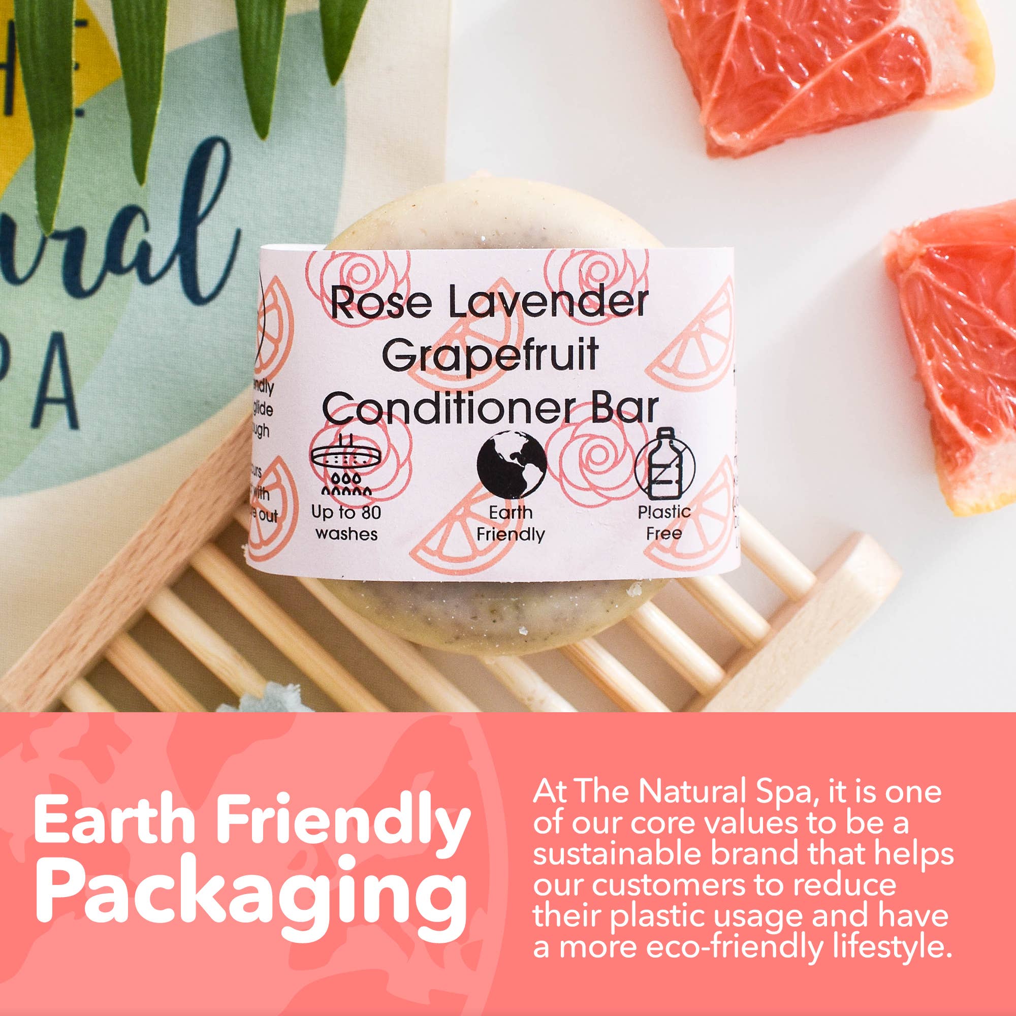 The Natural Spa Cosmetics – wholesale Hair conditioner – Rose, Grapefruit, Lavender, Solid Conditioner7