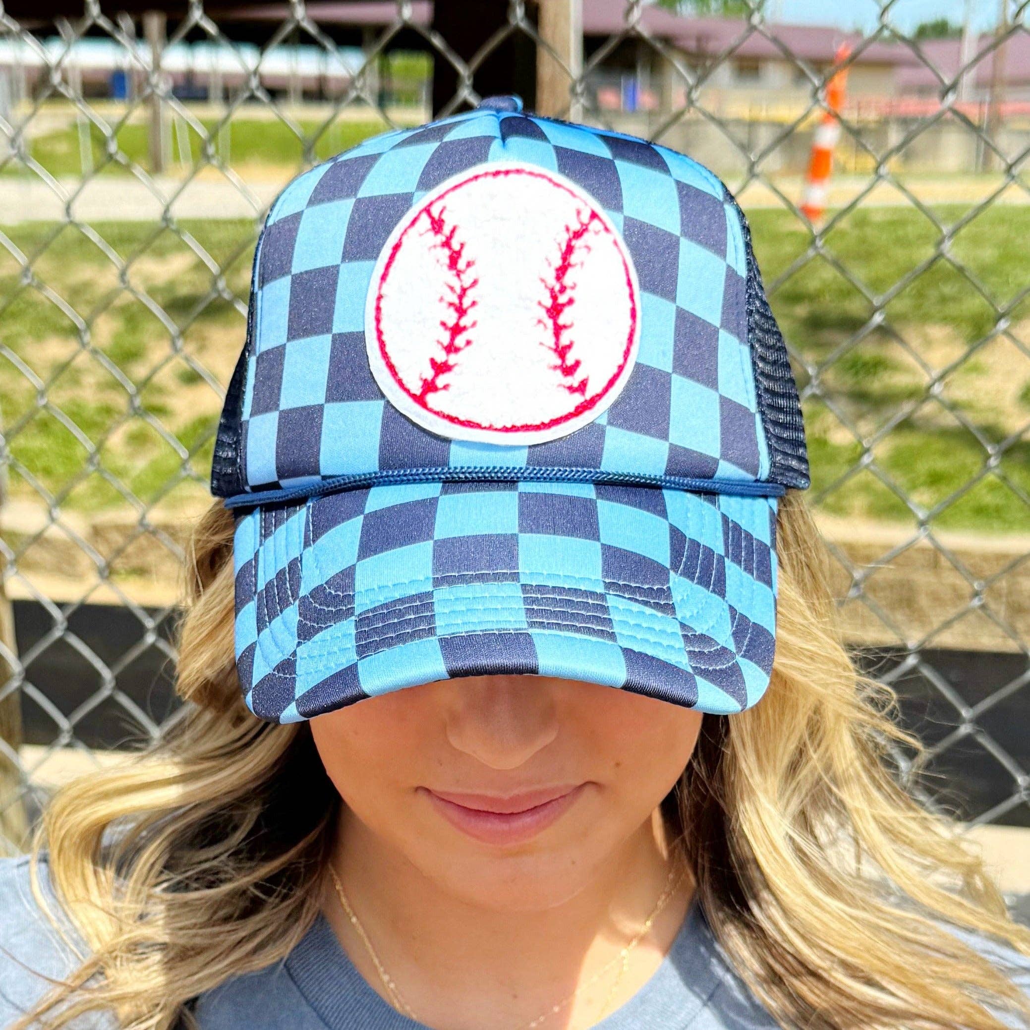 Poppy & Pine - Wholesale Trucker Hat - Women's - Baseball Patch Trucker Hat0