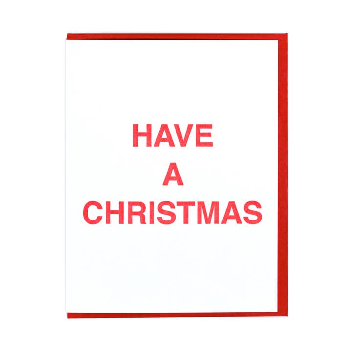 Have a Christmas Greeting Card Box Set for wholesale by Lady Pilot Letterpress