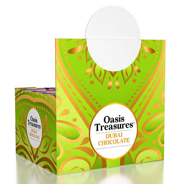 Showcase - Wholesale Chocolate Bar - Dubai Chocolate Bar Limited Edition KPop Soda Pop Flavor by Oasis Treasures (75g)4