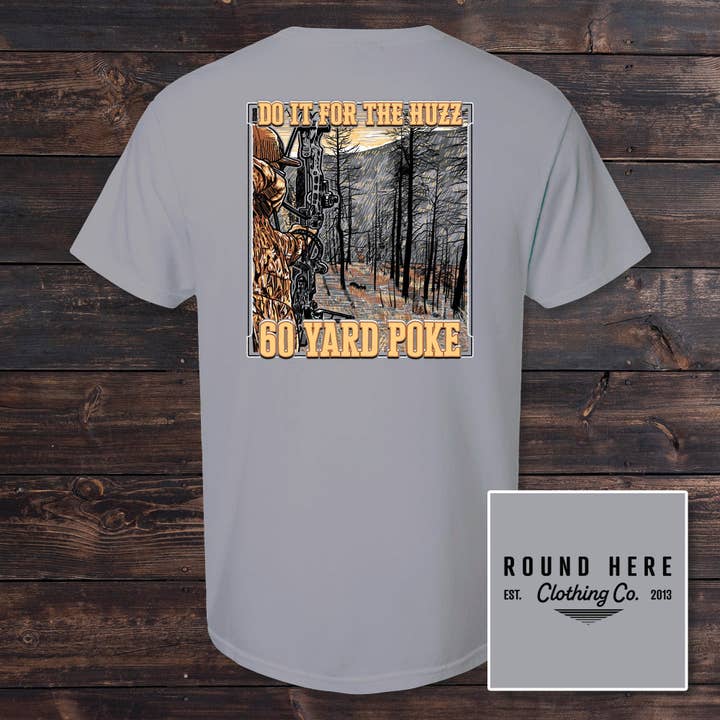 'Round Here Clothing Huzz Hunting Granite for wholesale by The Old North State