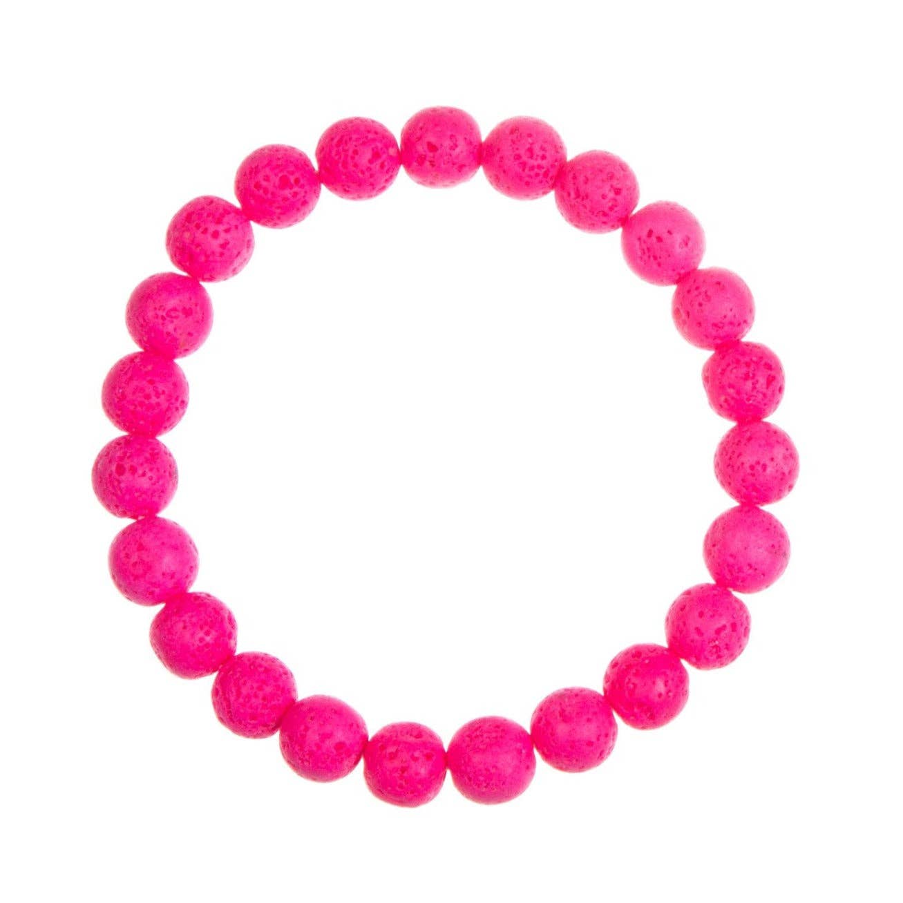 Ole - Wholesale Beaded Bracelet - Lava Stone Bead Bracelet B4044 - 8MM6