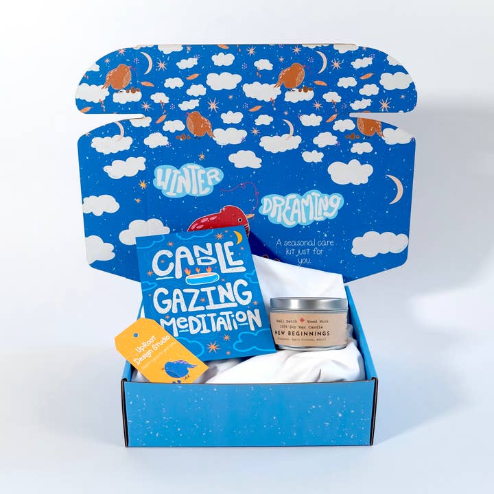 Vinterdrömmar - Ljusavslappningsset ”New Beginnings” för wholesale av UpRoot Design Studio