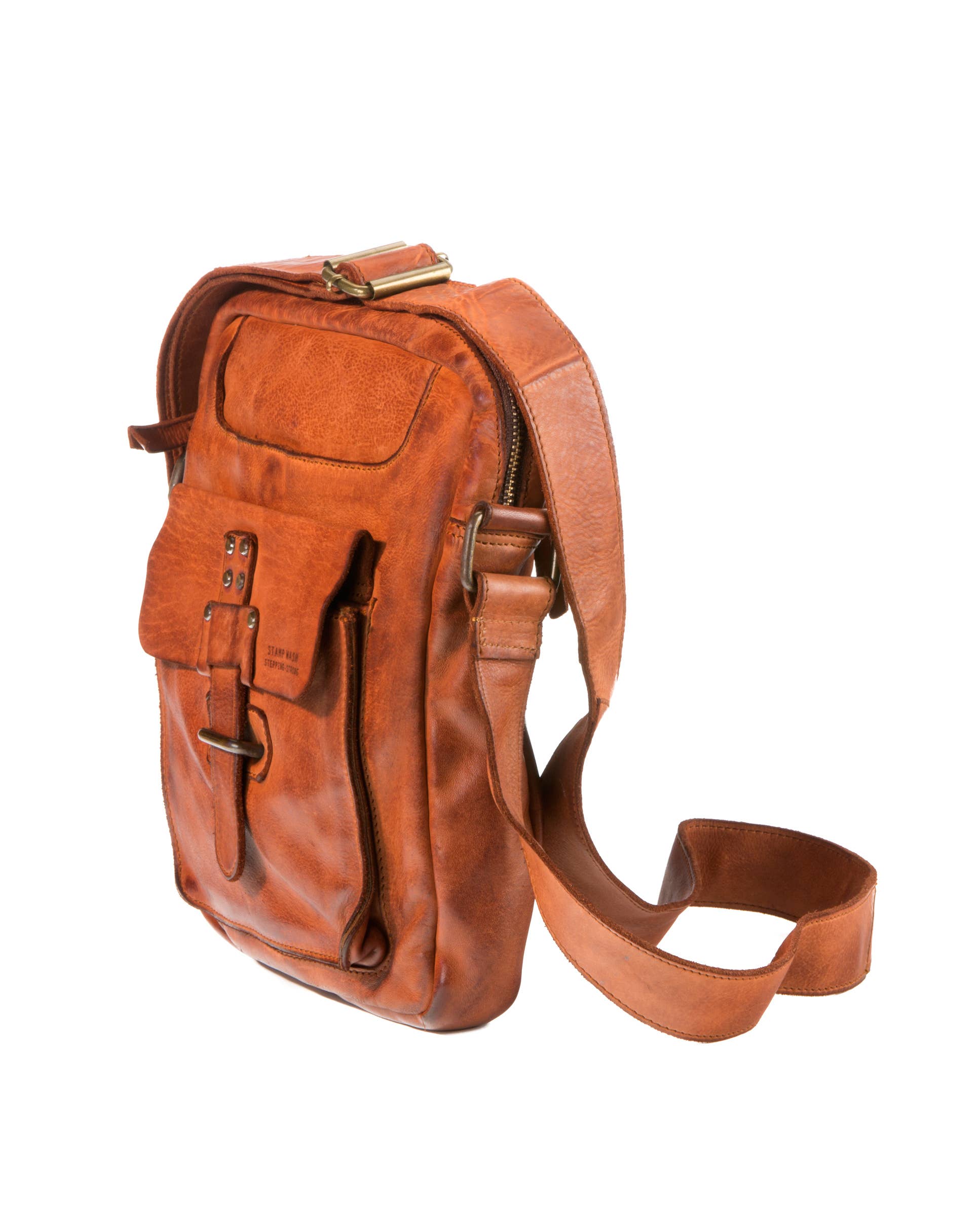 Stamp - Vendita all'ingrosso Tracolla - Uomo - Borsa a tracolla da uomo Stamp in pelle color pelle2