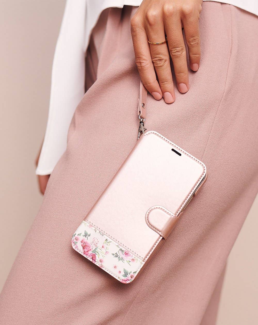 LUPA Legacy - Wholesale Phone Case - Women's - iPhone 15 Pro Max Leather Wallet Case - Floral Charm2