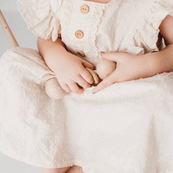 Hand-Crafted Wooden Rattle for wholesale by KEWE Clothing