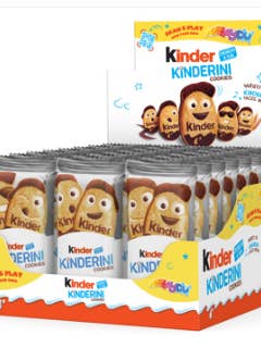 KINDER Kinderini Biscuits Sablés Croquants & Amusants 25g x 24 pour la vente par iSweet.ca