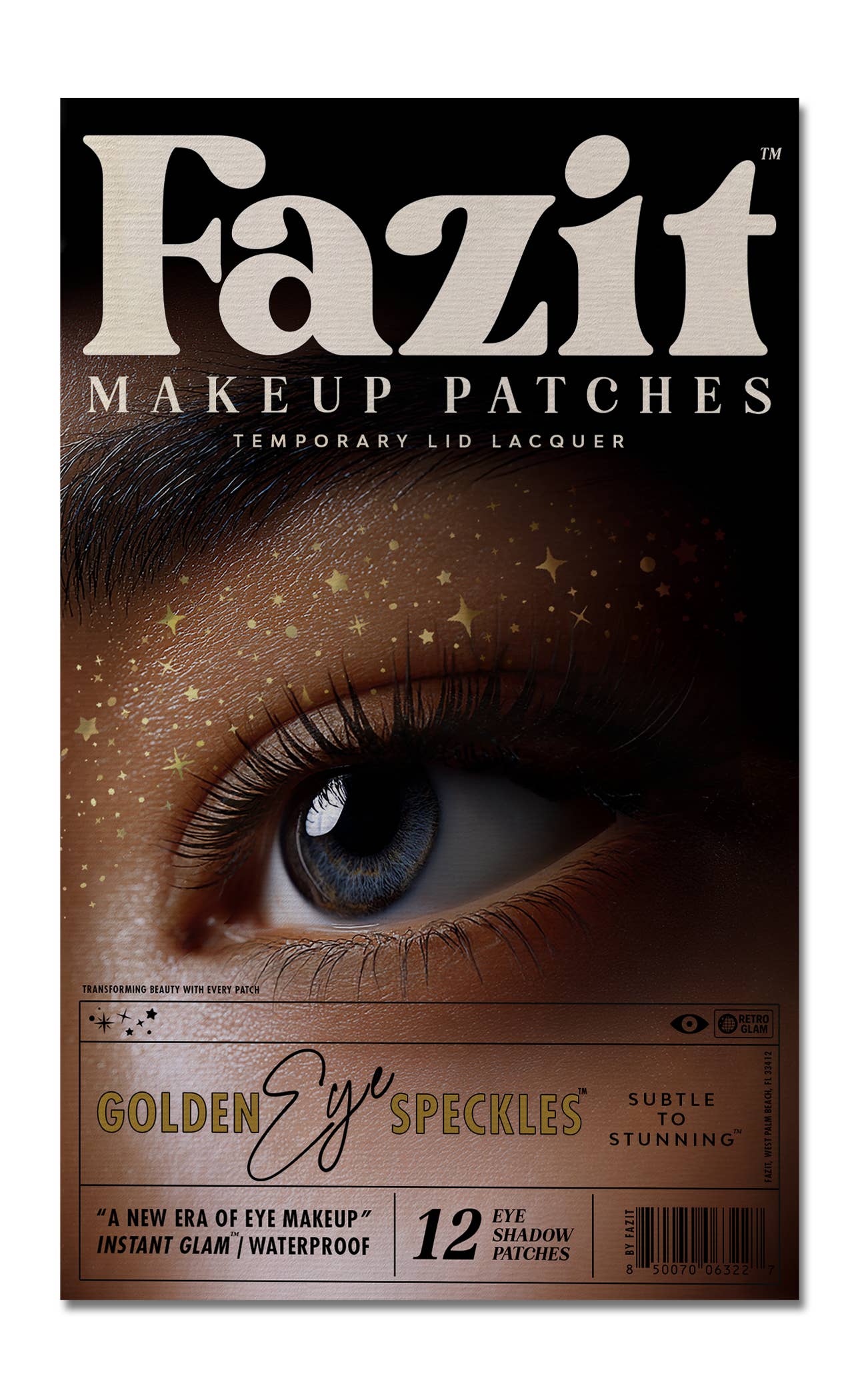 Fazit - Wholesale Eyeshadow - Fazit Makeup Patches - Gold Eye Speckles- Eye Shadow Glitter