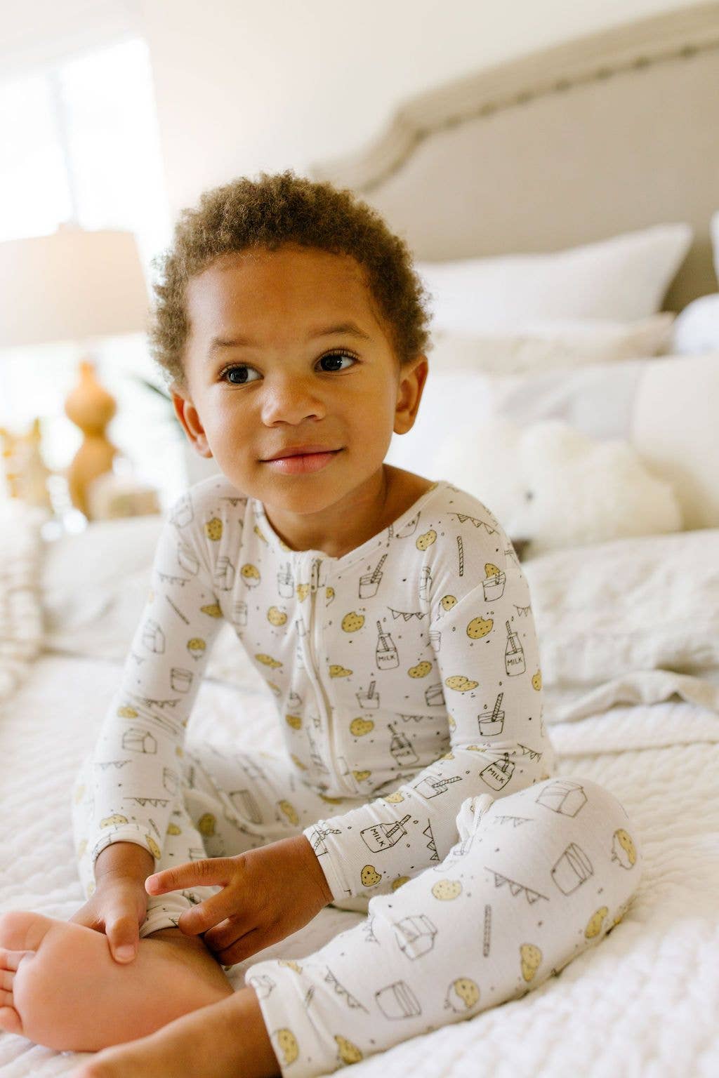 Bellabu Bear - Vente Grenouillère – bébé - Footie Cabriolet Original Bamboo Lait5