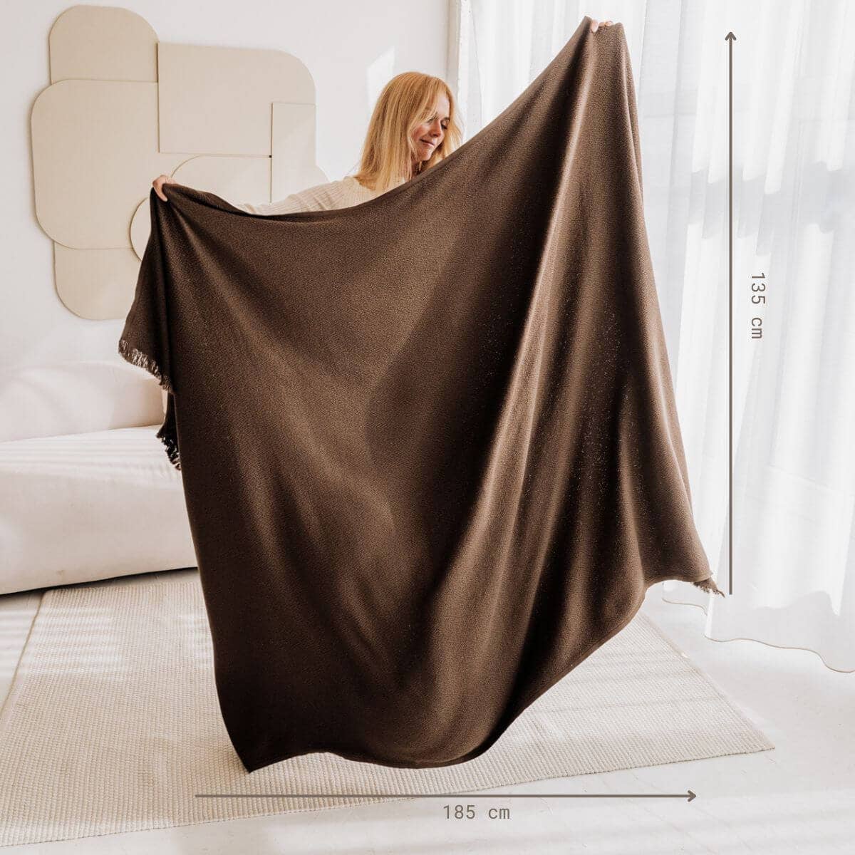 VAYVA - Vente Plaids - Couverture très douce | Plaid en bambou et coton pour le canapé7