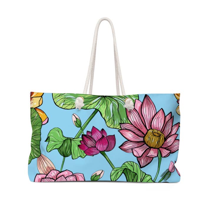 Live Your Best Life Weekender Bag for wholesale by Florals.co