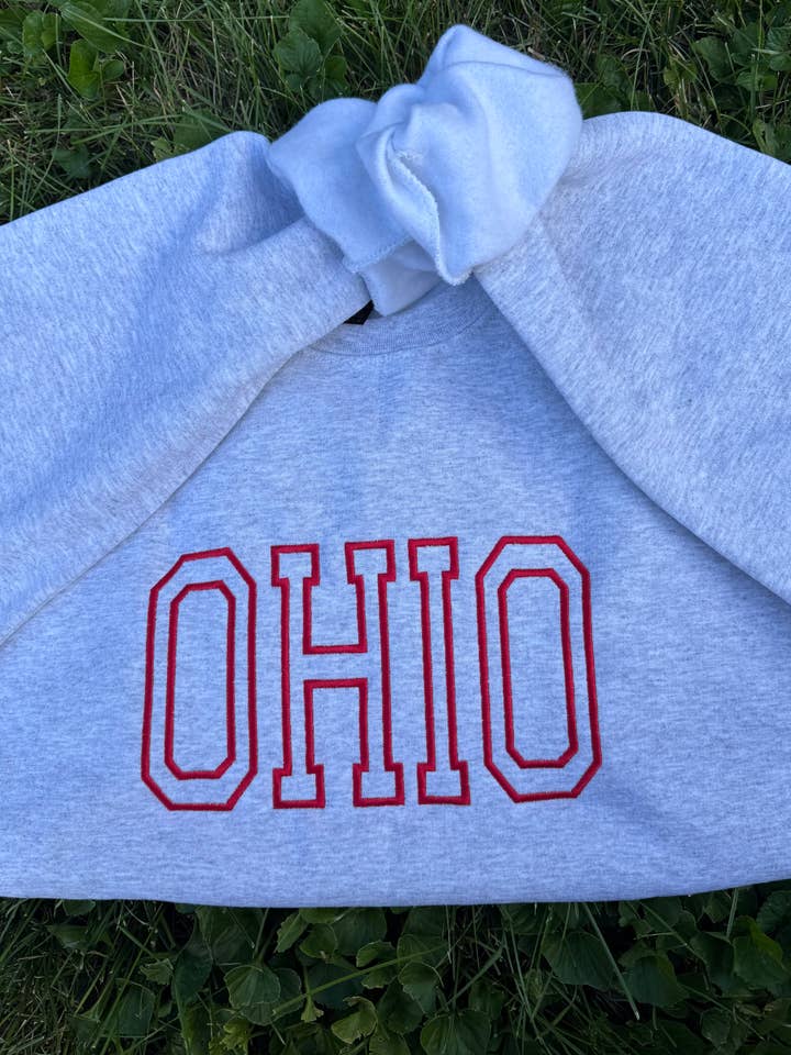 Basil & Burch - Wholesale Sweatshirt - Women's - Ohio embroidered crewneck 2