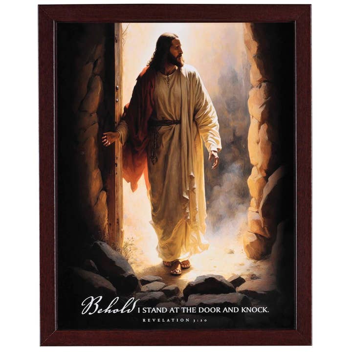 Dicksons - Wholesale Art Print - Framed Wall Art Christ Hearts Door 11x14