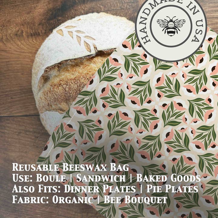 Five Oaks Farm – Großhandel Verpackung/Beutel zur Aufbewahrung von Lebensmitteln – Brotbeutel | Bienenwachsbeschichtet18