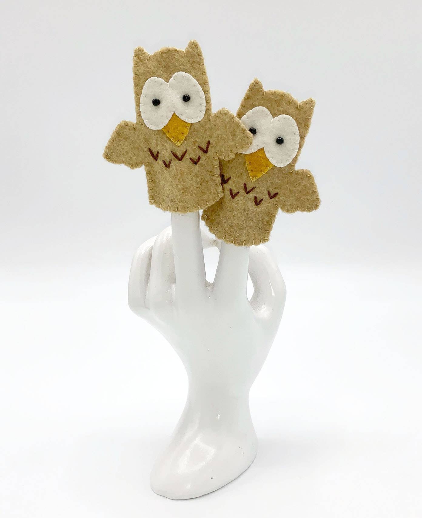 Lumpy Buttons - Wholesale Finger Puppet - Kids & Baby - Owl Felt Finger Puppet1