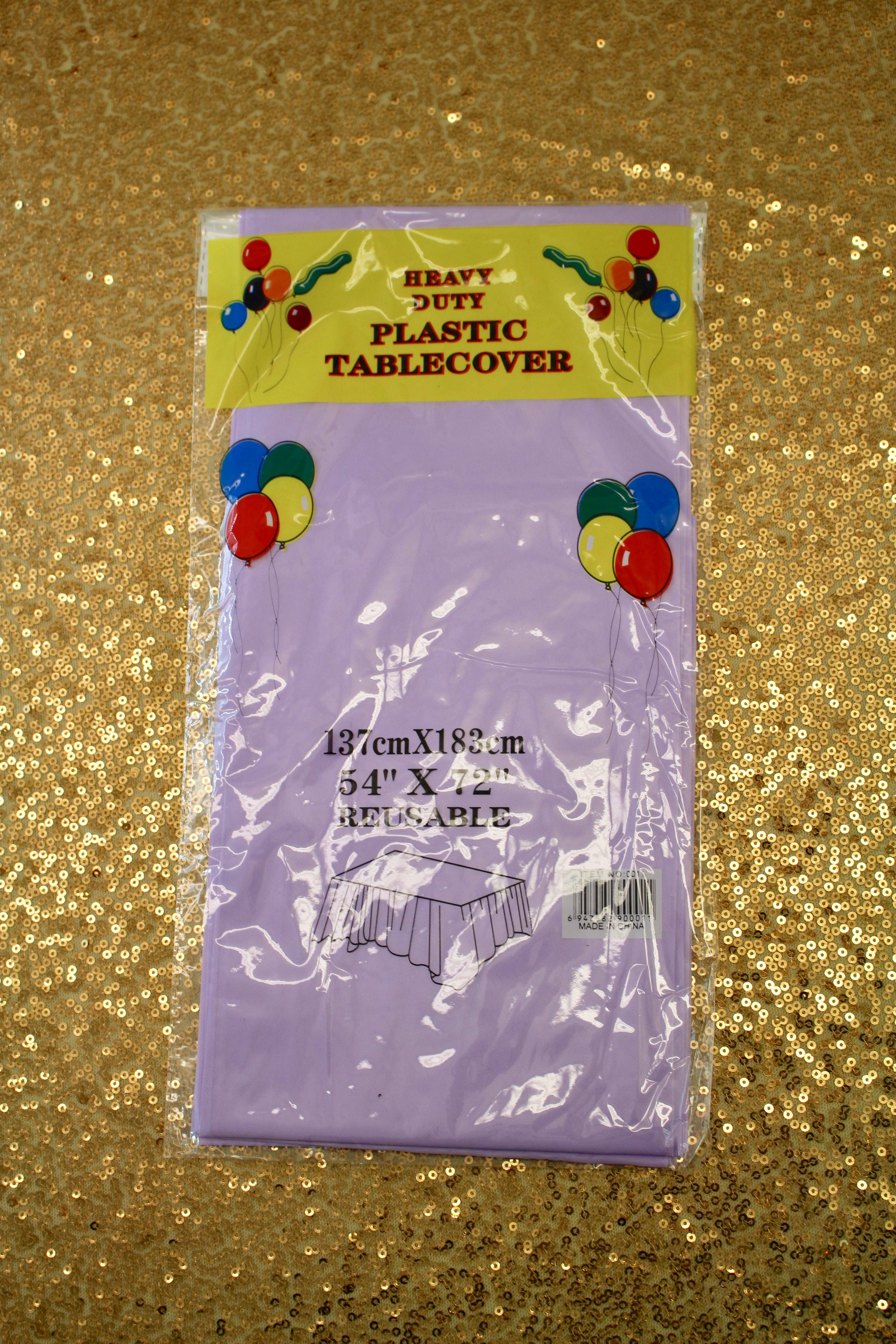 Your Party Box - Wholesale Disposable Table Cover/Runner - Heavy Duty Re-Usable Plastic Tablecloths6