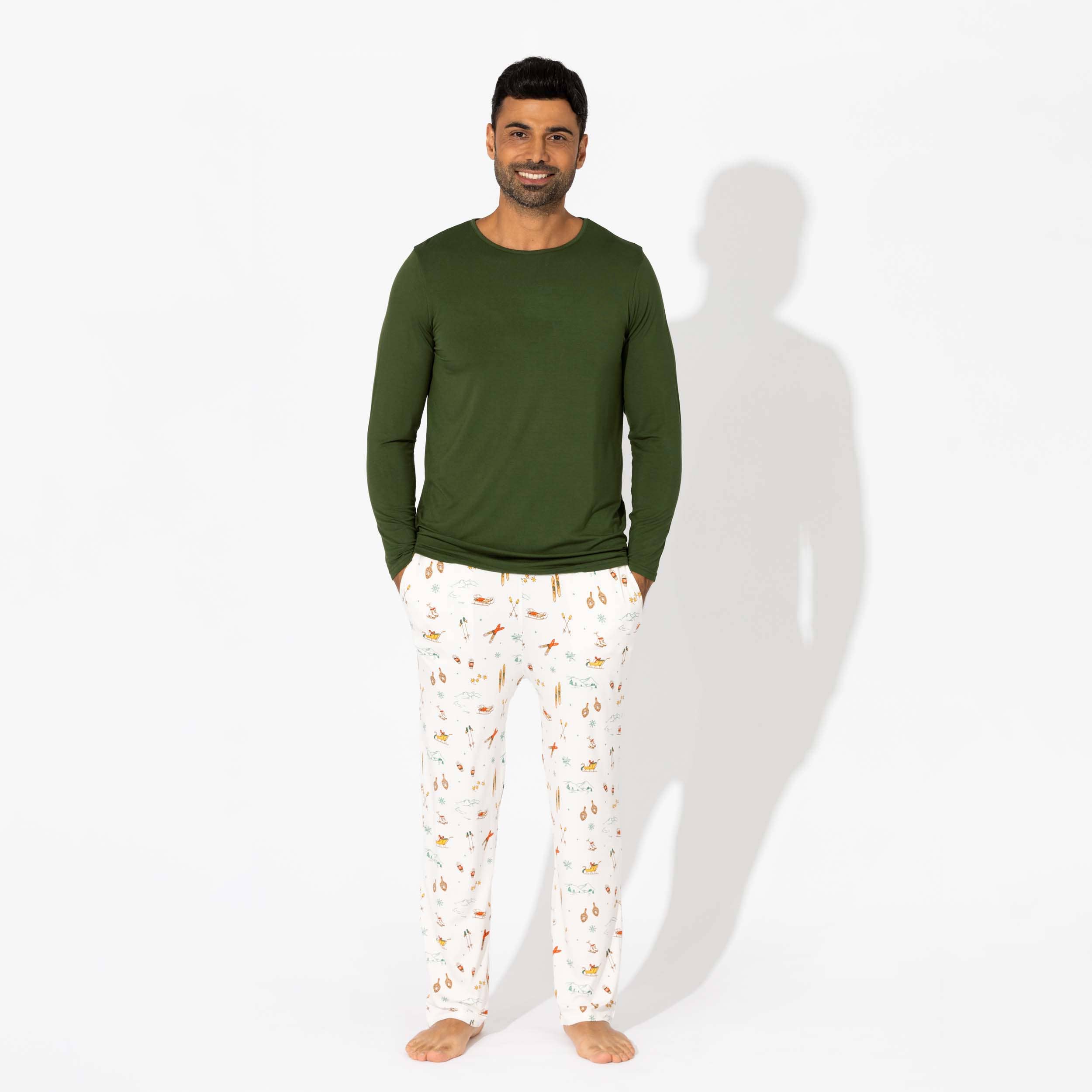 Bellabu Bear - Vendita all'ingrosso Completo pigiama - Uomo - Set pigiama da uomo vintage per le vacanze4