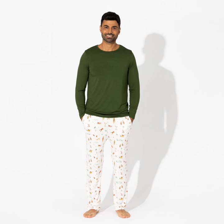 Bellabu Bear - Vendita all'ingrosso Completo pigiama - Uomo - Set pigiama da uomo vintage per le vacanze4