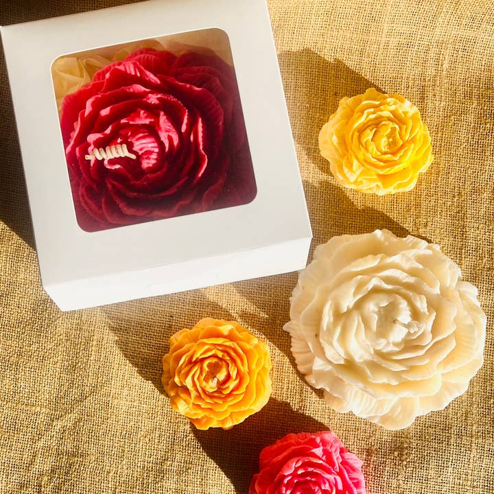Kourage & co - Wholesale Novelty candle - Peony Flower Candle Bowl3