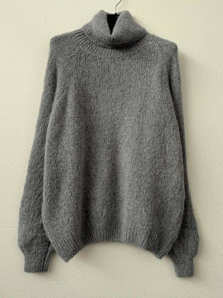 NOELINE - Wholesale Knit Sweater - Women's - Turtleneck sweater 50% alpaca 18884