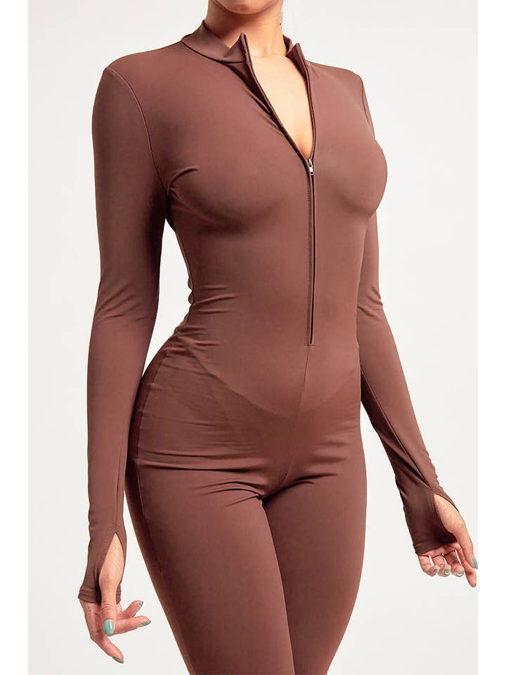 Jour – Engroshandel Jumpsuit - Dame – Jumpsuit til kvinder i nylonblanding med lynlås foran DT213440