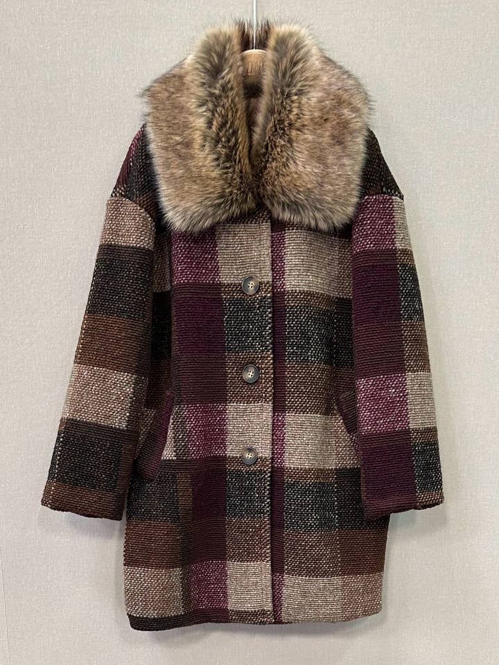 CHECKERED JACKET for wholesale by SWEET MAGIC MODA Y COMPLEMENTOS