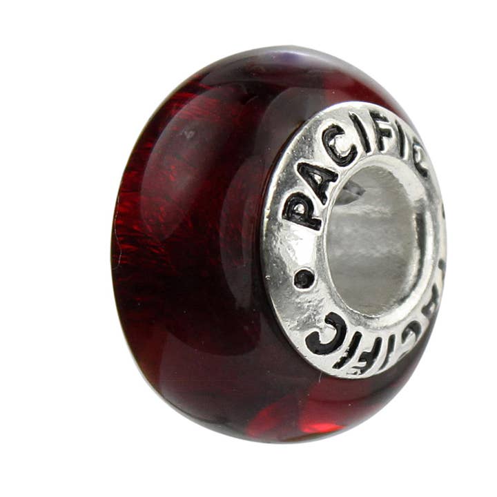 West Coast Jewelry - Wholesale Beads - Silver Murano Glass Bead - Bungle Jungle