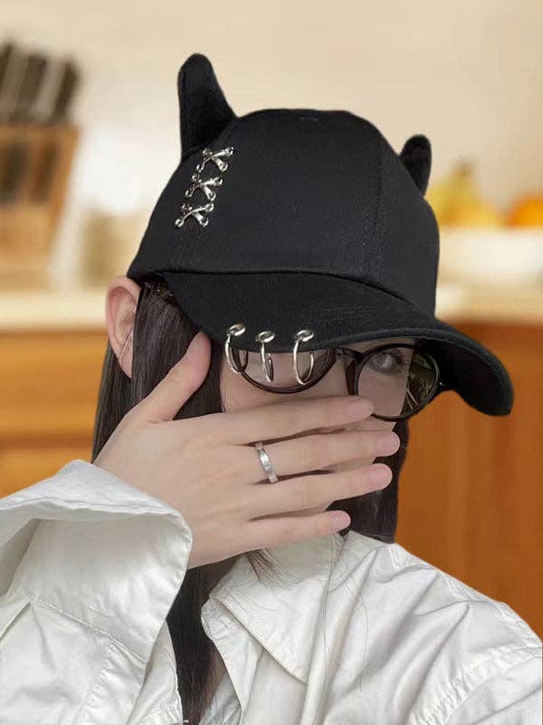 Sheer Trend - Wholesale Baseball Cap - Women's - Hip-Hop Style Metal Ring Cap1