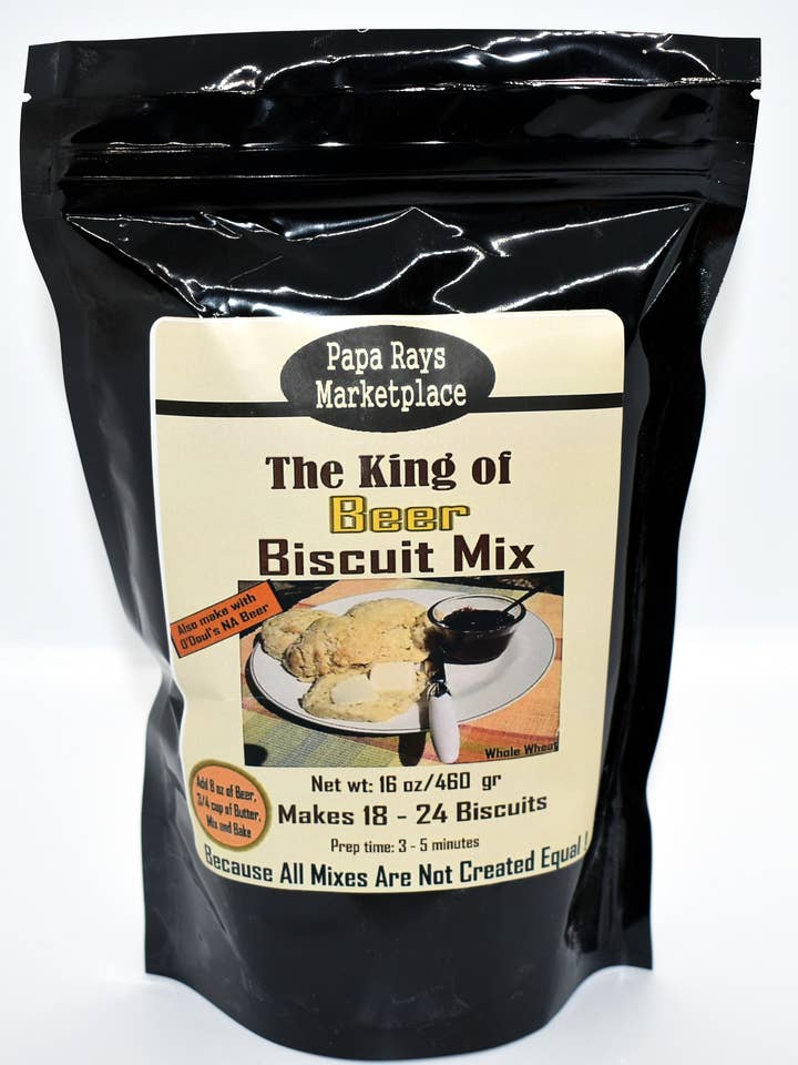 Beer Biscuit Mix for wholesale by Papa Ray's Marketplace