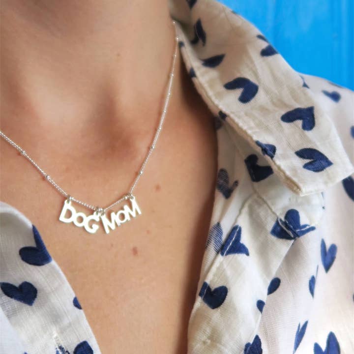 Hirondelle Bijoux - Wholesale Pendant/Charm Necklace - Dog mom necklace for dog moms - beaded chain2