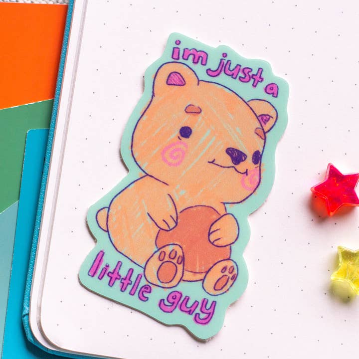 anniyell - Wholesale Sticker - i'm just a little guy Die-Cut Sticker0