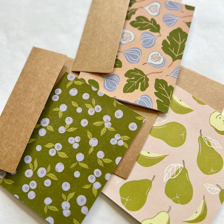 Chelsea Calkins Design - Wholesale Stationery/Notecard Set - Fruit Stand Assorted Card Set - 8 Cards with Envelopes4