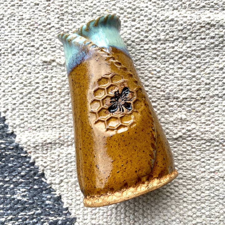 Bee Vase for wholesale by AMG Pottery