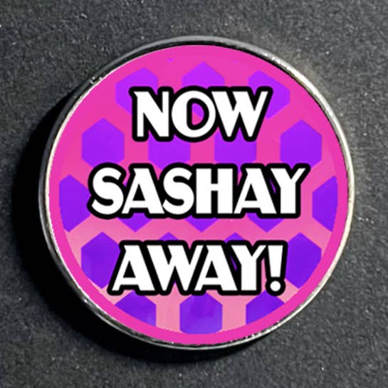 Pin - Nu, Sashay weg voor wholesale door The Demented Designer