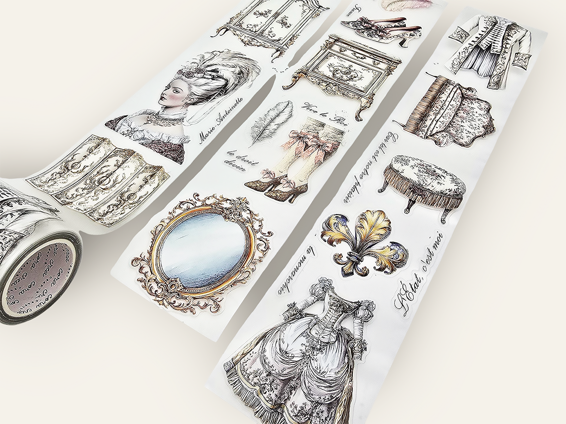 CoraCreaCrafts - Wholesale Washi Tape - La Noblesse Transparent Tape1