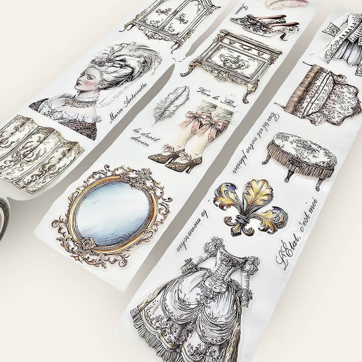 CoraCreaCrafts - Wholesale Washi-tape - La Noblesse Transparante Tape1