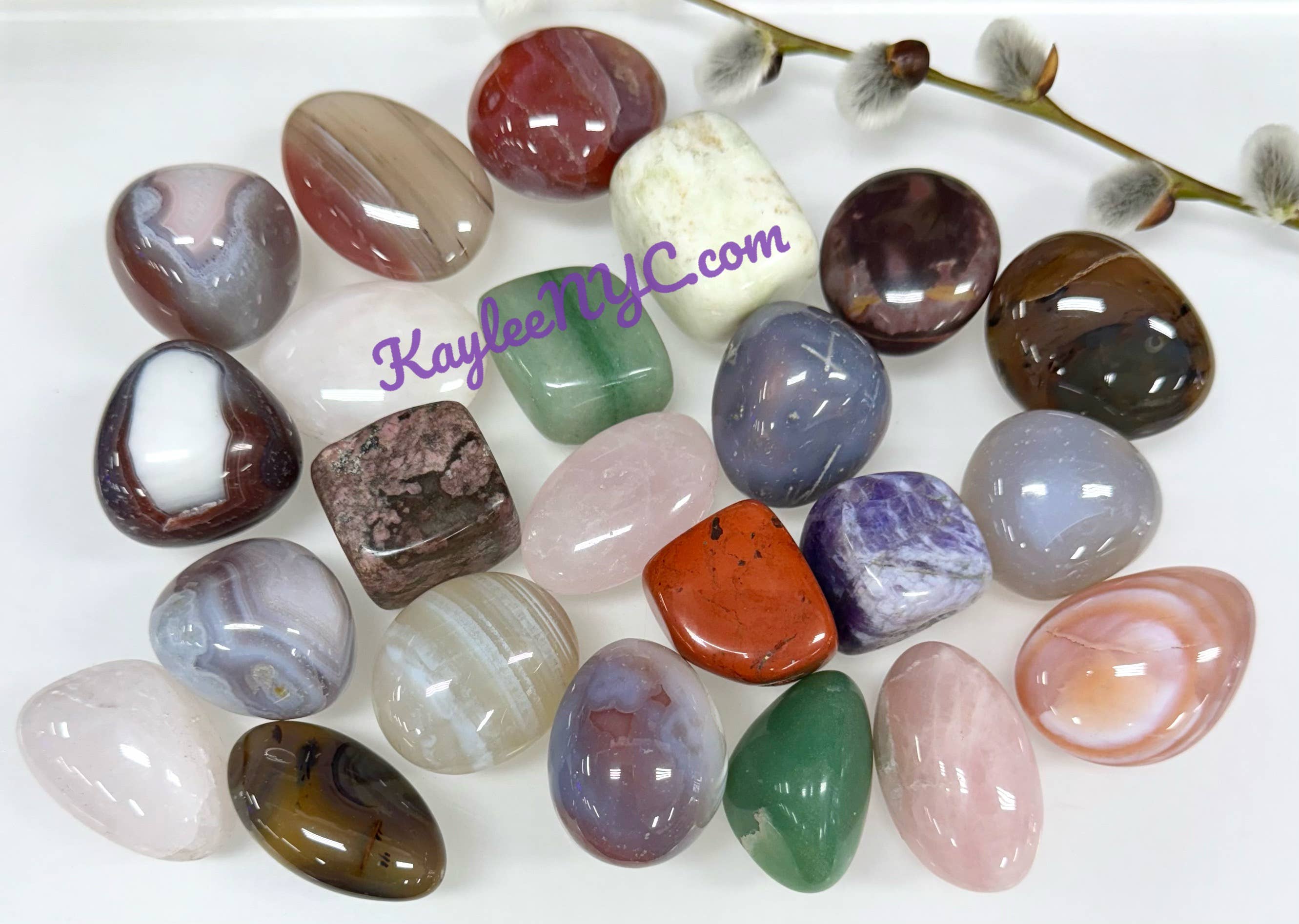 KayleeNYC - Wholesale Spiritual Stone/Crystal - wholesale 2 lbs Natural Mix Crystals Tumble healing energy3