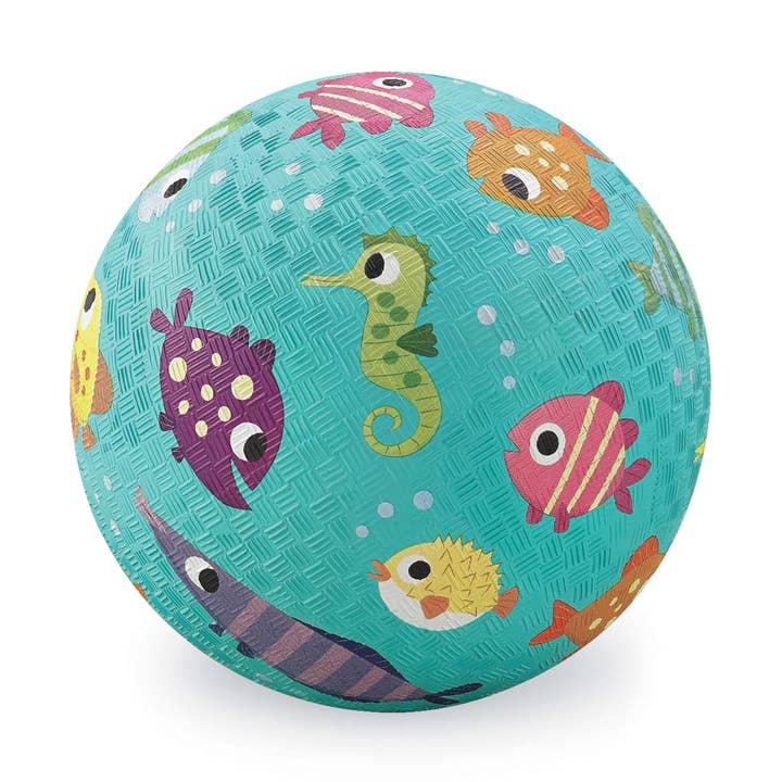 5 Inch Playground Ball - Fish for wholesale by Crocodile Creek