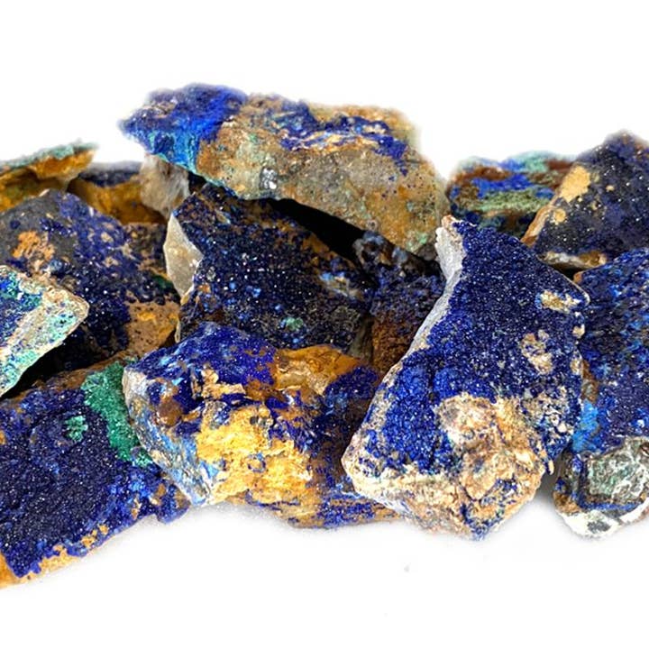 Azurite Morocco A (raw stone) for wholesale by La Boîte à Cailloux
