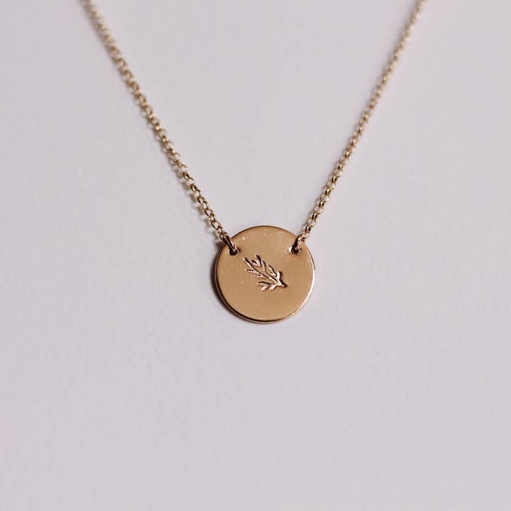 Olive Branch Necklace for wholesale by SolidWerks