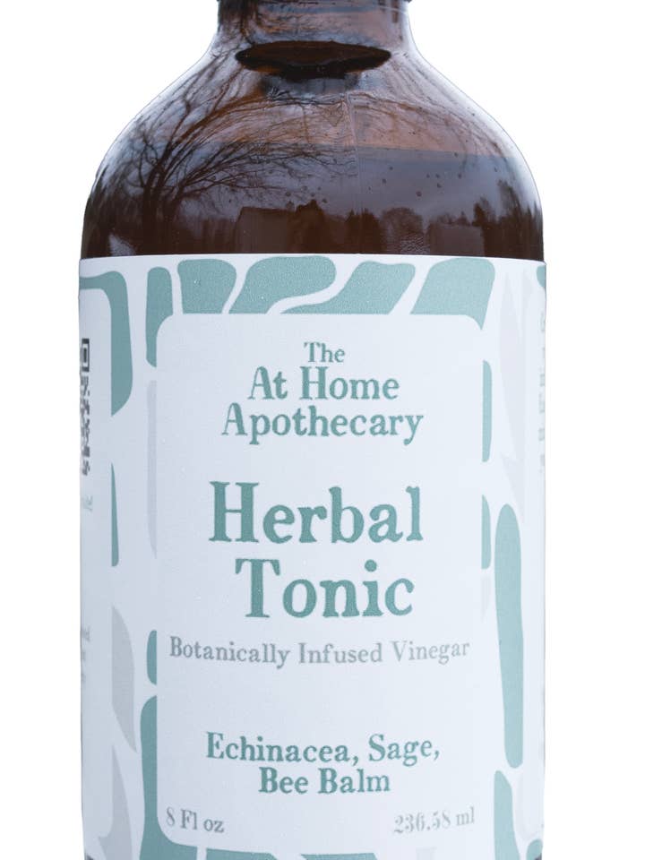 Echinacea, Sage, Bee Balm Herbal Tonic for wholesale by The At Home Apothecary